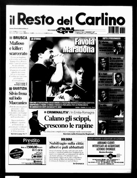 Il Resto del Carlino : giornale dell'Emilia